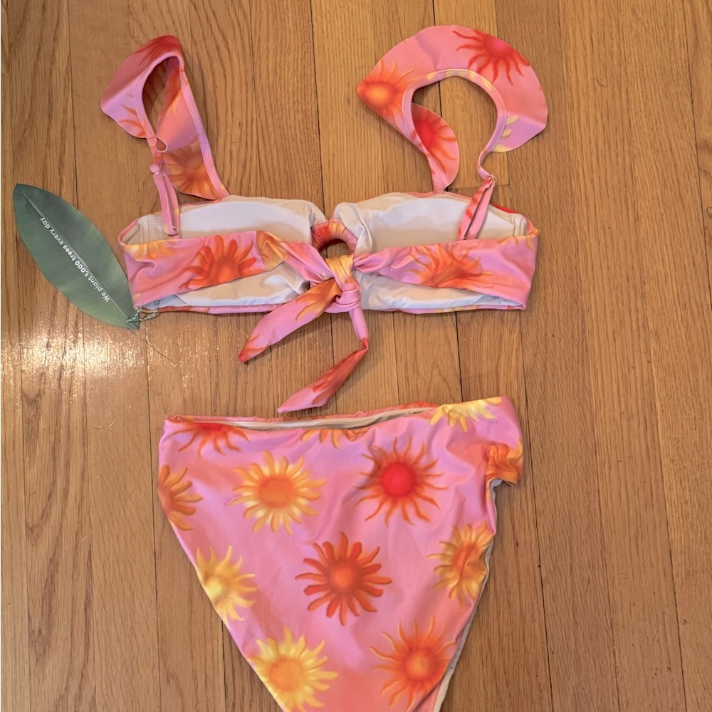 FARM RIO 2 Piece Bikini Top & Bottom Women’s Size Medium - Sun Swim Design - New - Picture 4 of 10